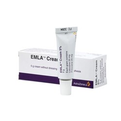 Emla Cream - 5% - 5g Tube - 10 Dressings - Pack of 5