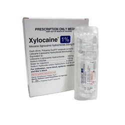 Xylocaine Injection - 1% - 20ml Polyamp Duo ATP - Pack of 5