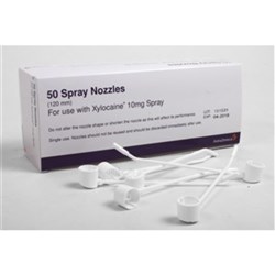Xylocaine Spray Nozzles - 120mm - Pack of 50