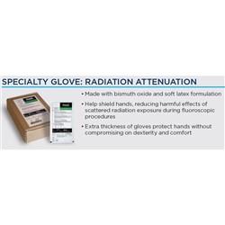 Encore Radiation Attenuation Gloves - #7 - Sterile - Pack of 5 Pairs