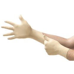 Ansell Micro-Touch Derma Latex Gloves - Non-Sterile - Powder-Free - X-Large - Pack of 100