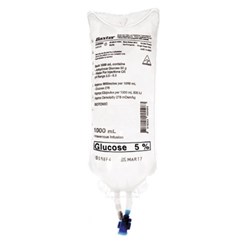Viaflex Glucose 5% IV Solution - 1000ml Bag - Single