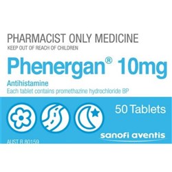 Phenergan Tablets - 10mg - Pack of 50