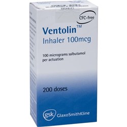 Ventolin Inhaler - CFC Free - Inhaler - Single