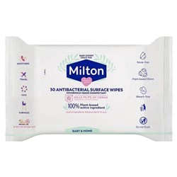 Milton Antibacterial Wipes - Pack of 30