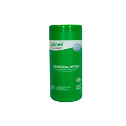 Clinell Universal Sanitising Wipes - TGA Class IIB - Tub - Pack of 100
