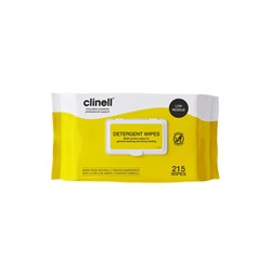 Clinell Detergent Wipes - Soft Pack - Pack of 215
