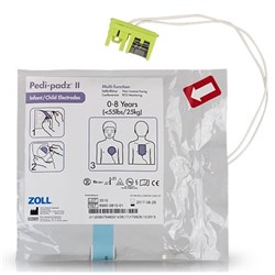 DEFIB PAD ZOLL CPR DPADZ AED PLUS PAEDIATRIC PAIR