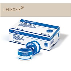 Leukofix Adhesive Tape - 1.25cm x 5m Roll - Pack of 24