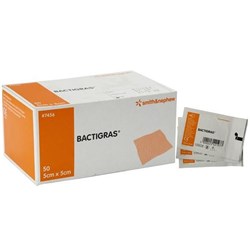 Bactigras Dressing - 5 x 5cm - Pack of 50