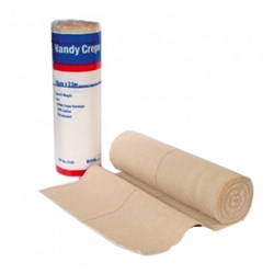 Handycrepe Heavy Crepe Bandage - Tan - 15cm - Pack of 12