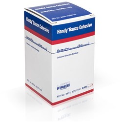 Handy Gauze Cohesive Bandage - 8cm x 2m Roll - Single