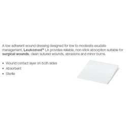 LEUKOMED NON ADHERENT DRESSING 10 X 20CM WHITE 50