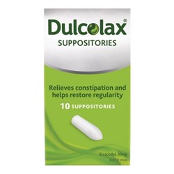 Dulcolax Suppositories - 10mg - Pack of 10