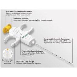 Mission Semi-Auto CNB - 20G x 10cm - With Co-Axial - Pack of 5