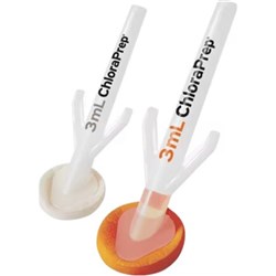 BD Chloraprep Applicator - Tinted - 2% Chlorhexidine & 70% Alcohol - 3ml - Pack of 100