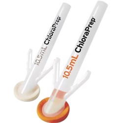 BD Chloraprep Applicator - 2% Chlorhexidine & 70% Alcohol - Tinted - 10.5ml - Pack of 100