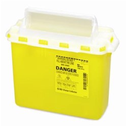 BD Sharps Collector - Point of Use - 7.6L - Suits BD5702/BD5409 - Single