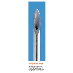 BD Quincke Spinal Needle - 25G x 1.0" - Single