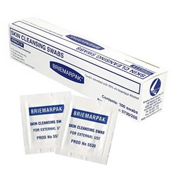 Briemar Alcohol Swabs - Pack of 200