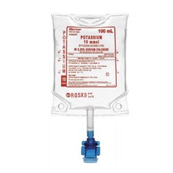 Potassium Chloride in Sodium Chloride 0.29% Intravenous - 100mL Bag - Single