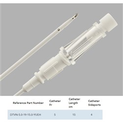 Yueh Centesis Catheter Needle - Disposable - 5FG x 15cm - Single