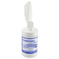 Cello Rediwipes Isopropyl Canister - 75 Wipes - Single