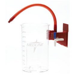 Cardinal Flex Suction Canister with Bracket Assembly - 1500ml Canister - Single