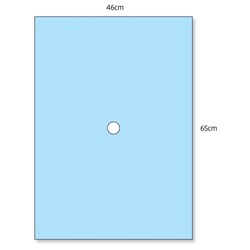 Fenestrated Drape - Sterile - 46 x 65cm - Pack of 55