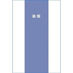 Femoral Angio Drape - 2 Window - 203cm x 318cm - Pack of 18