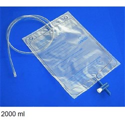 Paracentesis Drainage Bag - 2L - With Female Connector & Tubing - Single