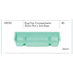 DRUG TRAYS STERILE 80