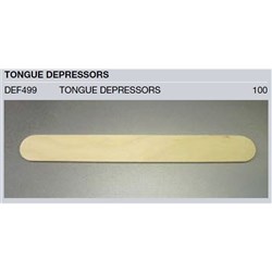 Wooden Tongue Depressor - Sterile - 150mm - Pack of 100