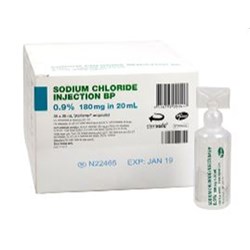 Saline Injection - 0.9% - Steriamp - 20ml - Pack of 30