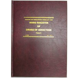 Drug of Addiction Register - Ward - Single