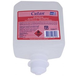 Cutan Alcohol Foam Sanitiser - 1L Bottle - Single