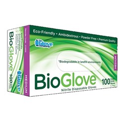 Bio Enviro Accel-Free Nitrile Gloves - Powder Free - Medium - Pack of 100