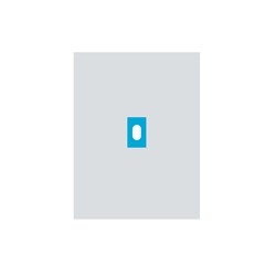 Suresafe Drape - 60 x 60cm - 6 x 7.5cm Oval Adhesive Fenestration - Pack of 100