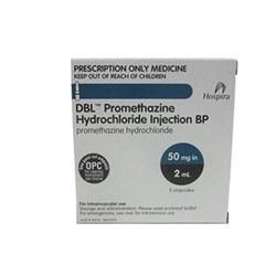 Promethazine Hydrochloride Injection - 50mg - 2ml - Pack of 5