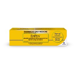 Epipen Syringe - 300mcg Adrenaline - 1:1000 - Single