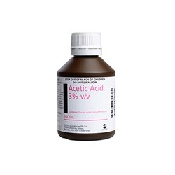 Acetic Acid Solution - 3% - 100ml Bottle - Single