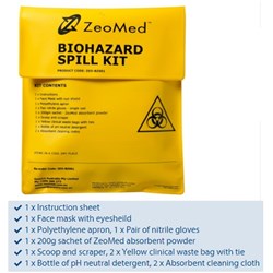 Zeomed Biohazard Spill Kit - Single