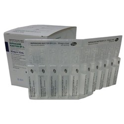 Bupivacaine Injection - 0.5% - Steriamp - 10ml - Pack of 50