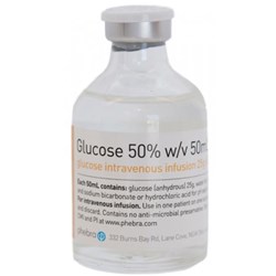Glucose Vial - 50% - 50ml Vial - Single