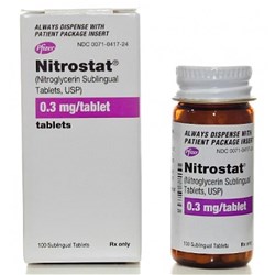 Nitrostat Tablets - 300mcg - Pack of 100