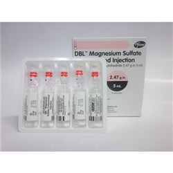 Magnesium Sulphate Injection - 49.3% - 5ml Ampoule - Pack of10
