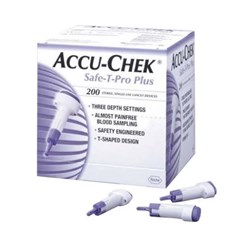 Accu-Chek Safe-T-Pro Plus Lancet Device - Pack of 200