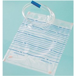 Urine Drainage Bag - 2L - 120cm Tubing - T-Tap - Non-Sterile - Single