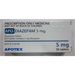 Diazepam Tablets - 5mg - Pack of 50