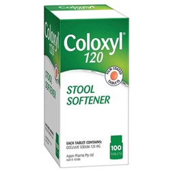 Coloxyl Tablets - 120mg - Pack of 100